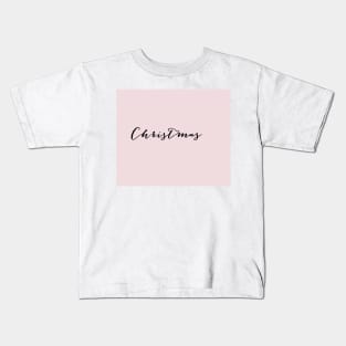 Blush christmas - Christmas Kids T-Shirt